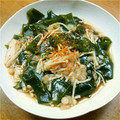 まゆﾎﾞﾝﾎﾞﾝ's cooksnap of when they made 3分で!【エノキとわかめの揚げ玉煮】.