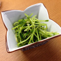 EGUDON's cooksnap of when they made 豆苗（とうみょう）のナムル.