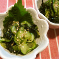 ちょこ✪0214's cooksnap of when they made きゅうりとわかめの酢の物.