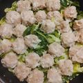 suechuss's cooksnap of when they made ＊フライパン1つで♪簡単蒸しシュウマイ＊.