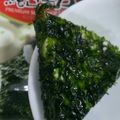 おろくにける's cooksnap of when they made 韓国のりでカマンベールチーズわさびサンド.