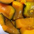 真愛ママ's cooksnap of when they made かぼちゃの煮物 フライパンで簡単に！.