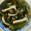 poke1's cooksnap of when they made 小松菜としめじの煮浸し.