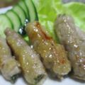 ワンピ's cooksnap of when they made 豚肉の梅しそ巻き.