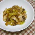 白いカピバラ's cooksnap of when they made 【リメイク】レンジ蒸し茄子の焼き豚和え.