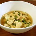 terakooo's cooksnap of when they made えんどう豆の卵とじ豆腐.