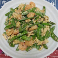 ★すーちゃん★'s cooksnap of when they made 絹さや＆エビのマヨ炒め.