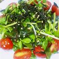 hhh1214's cooksnap of when they made 豆苗の海藻サラダ.
