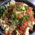王林山's cooksnap of when they made 【マンガ飯】めんたい豆腐丼.