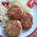 koz84's cooksnap of when they made 簡単すぎ！とろけるチーズ入りコロッケ♥.