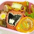 とーみママ's cooksnap of when they made ＊キャラ弁＊キョウリュウレッド.