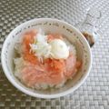 puniＫ's cooksnap of when they made ねぎとろ明太子御飯♪♫♬.