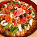 まめっこつぶ's cooksnap of when they made ❀子供の日に♪スペシャルチラシ寿司❀.