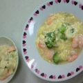 ちぇりーぶらっさむ's cooksnap of when they made えび＆ブロッコリーの卵ふわふわ炒め♪.