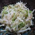 にゃーにゃー２'s cooksnap of when they made 節約おつまみ♪モヤシ＆ネギ♪塩ナムル♪.