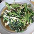 pukukoko's cooksnap of when they made 5分で！小松菜炒めて卵でとじたん。.