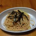 natsulaki☆'s cooksnap of when they made やっぱりおいしい♪めんたいパスタ.