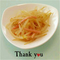 ＨＡＬ．Ｍ's cooksnap of when they made 即行で✿もやしとハムの中華風あえもの✿.