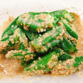 あんまかろん☆'s cooksnap of when they made おくらの胡麻和え.