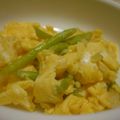 のりてぃｓｘ's cooksnap of when they made ❃アスパラ＆玉ねぎの卵炒め❃.