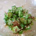 katze☆'s cooksnap of when they made オクラのおかか和え.