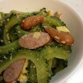 ラッパさん's cooksnap of when they made ★ゴーヤとウインナーの簡単炒め★.