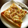 shizuとreo's cooksnap of when they made 野菜たっぷり！コールスロートースト.
