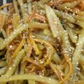 ruchi04's cooksnap of when they made じゃがいもとにんじんのきんぴら.