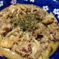 レイナーチ's cooksnap of when they made ＊*鶏肉と茸のホットミルク煮＊*.