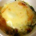 モーリィー＊'s cooksnap of when they made 糖質制限 ほうれん草と落とし卵のグラタン.