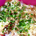 ☆emina☆'s cooksnap of when they made 簡単すぎる☆イワシとなめたけの卵とじ丼☆.