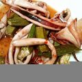 くまのみほぷーさん's cooksnap of when they made オクラとイカのチリソース炒め.