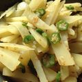 yunohr's cooksnap of when they made じゃがいもとオクラの胡麻和え.