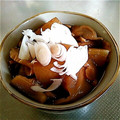 RIN69's cooksnap of when they made 簡単★干しシイタケと大根の和風煮物.