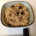 もりすまみぃ's cooksnap of when they made 秋先取り♪土鍋でツナきのこ炊き込みご飯♪.