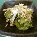 hosi子's cooksnap of when they made キュウリと茗荷の胡麻和え.