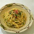 クローーバーー's cooksnap of when they made 夏に美味し♪　生ハムと大葉の冷製パスタ.