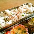 てらよう's cooksnap of when they made 明太子とネギのゴマゴマ炒飯.
