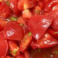 ♪まるえ's cooksnap of when they made ミント風味のトマトサラダ.