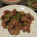 あずちもも's cooksnap of when they made 砂肝ピリ辛炒め～簡単・スタミナ編.