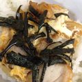 ちゃとらくん's cooksnap of when they made 余った唐揚げで!!リメイク親子丼♪.
