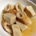 ちゃんえー's cooksnap of when they made 高野豆腐とちくわ煮.