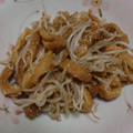 よぼせよ's cooksnap of when they made 油揚げともやしの炒め煮.