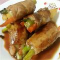 ♡きょん♡'s cooksnap of when they made 野菜たっぷり☆アスパラと野菜の肉巻き.
