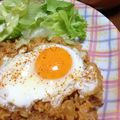 ryyuokioc's cooksnap of when they made おうちで作る！海老入りナシゴレン風炒飯.