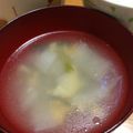 BUGRIGHT's cooksnap of when they made 白菜たっぷり♡ニラたまスープ.
