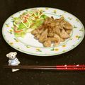 ぼたぼた's cooksnap of when they made ２人分・豚もも肉の生姜焼き(ダイエット).