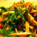 あいらもると's cooksnap of when they made お弁当に♪人参とピーマンのきんぴら.