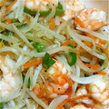mickey☆nk's cooksnap of when they made ぷりぷり海老と残り野菜の中華風炒め.