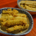 nyanconya's cooksnap of when they made すし酢で簡単♪　ごぼうのきな粉ゴマ和え.